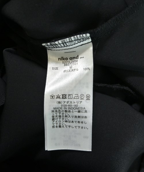 niko and...（ニコアンド）クロップドパンツ 黒 サイズ:3(M位) レディース/2200626888060