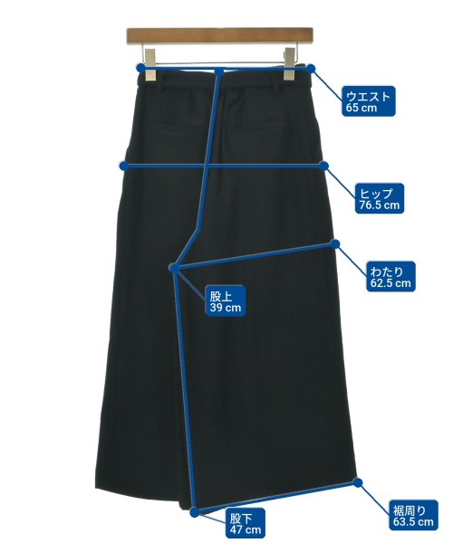 niko and...（ニコアンド）クロップドパンツ 黒 サイズ:3(M位) レディース/2200626888060