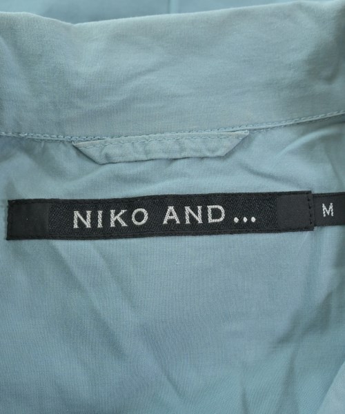 niko and...（ニコアンド）カジュアルシャツ 青 サイズ:M メンズ/2200629444140