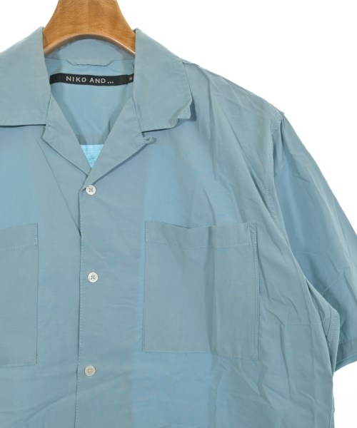niko and...（ニコアンド）カジュアルシャツ 青 サイズ:M メンズ/2200629444140