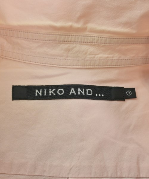 niko and...（ニコアンド）カジュアルシャツ ピンク サイズ:3(M位) メンズ/2200629444157