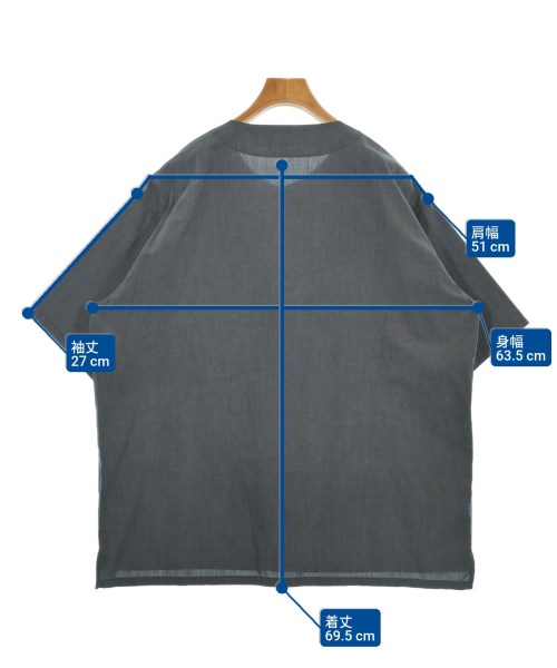 niko and...（ニコアンド）カジュアルシャツ グレー サイズ:L メンズ/2200629444171