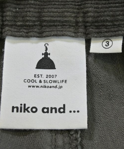 niko and...（ニコアンド）その他 カーキ サイズ:3(M位) レディース/2200643827134
