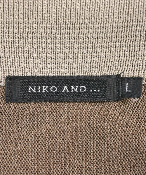 niko and...（ニコアンド）ポロシャツ ベージュ サイズ:L メンズ/2200527178017