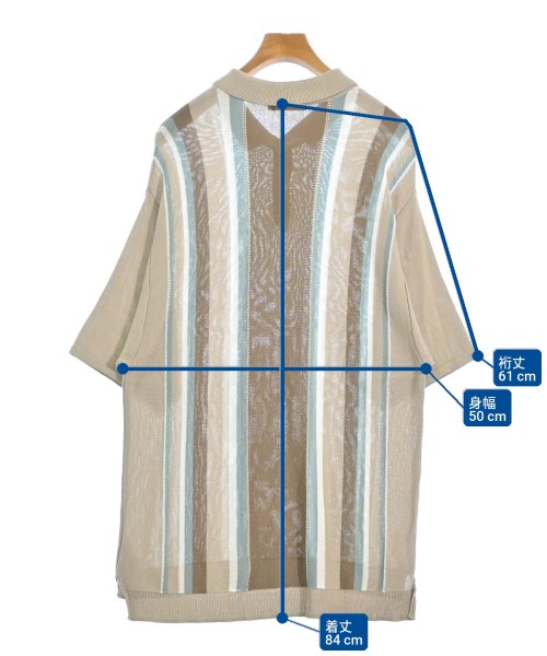 niko and...（ニコアンド）ポロシャツ ベージュ サイズ:L メンズ/2200527178017