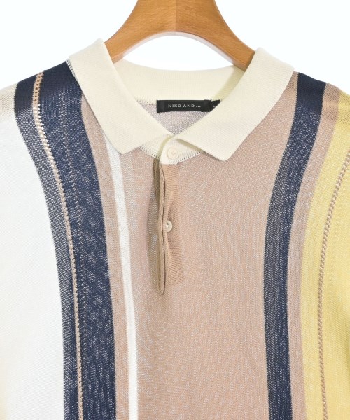 niko and...（ニコアンド）ポロシャツ ベージュ サイズ:L メンズ/2200527178024