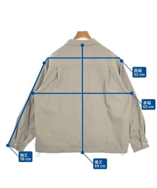 niko and...（ニコアンド）ブルゾン ベージュ サイズ:3(M位) メンズ/2200616780077