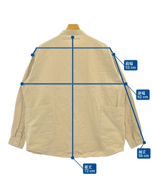 niko and...（ニコアンド）カジュアルシャツ ベージュ サイズ:M メンズ/2200616780206