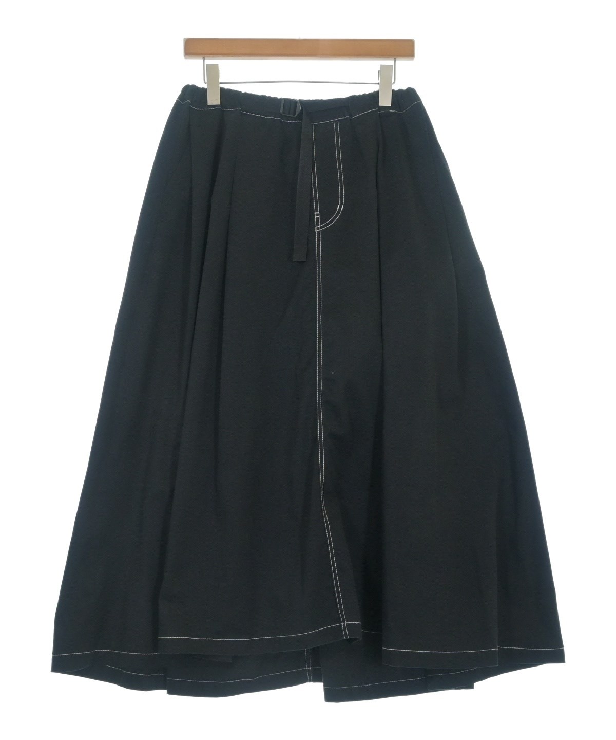 niko and（ニコアンド）ロング・マキシ丈スカート 黒 サイズ:4(L位