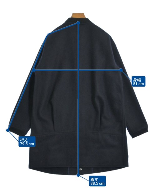 niko and...（ニコアンド）コート 紺 サイズ:M レディース/2200615647128