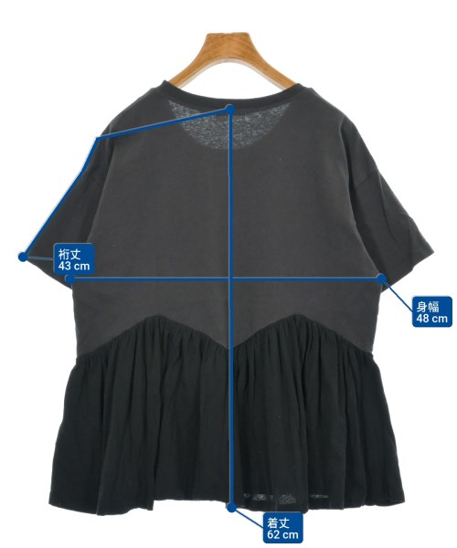 niko and...（ニコアンド）Tシャツ・カットソー グレー サイズ:M レディース/2200616625026