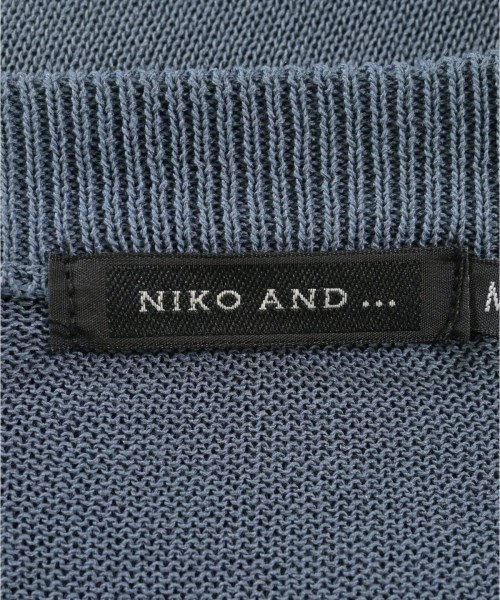 niko and...（ニコアンド）ニット・セーター 青 サイズ:M レディース/2200620395502
