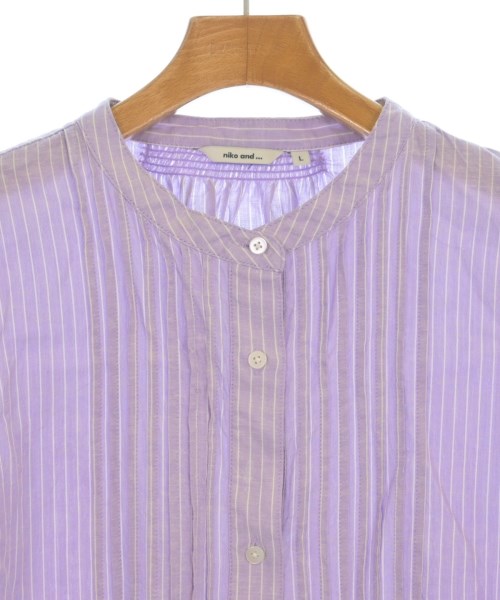 niko and...（ニコアンド）ブラウス 紫 サイズ:L レディース/2200611047144