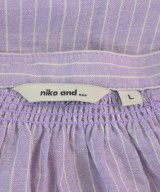 niko and...（ニコアンド）ブラウス 紫 サイズ:L レディース/2200611047144