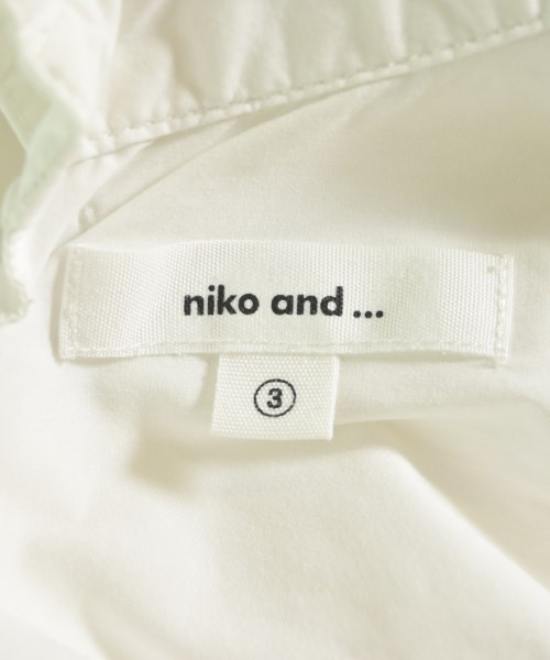 niko and...（ニコアンド）シャツワンピース 白 サイズ:3(M位) レディース/2200625948048