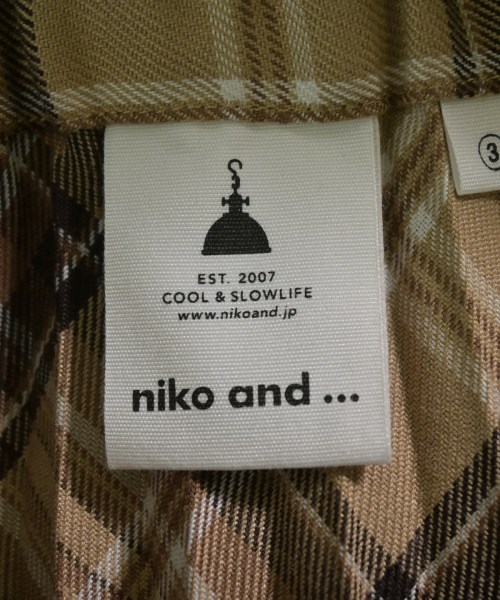 niko and...（ニコアンド）ロング・マキシ丈スカート ベージュ サイズ:3(M位) レディース/2200622260020