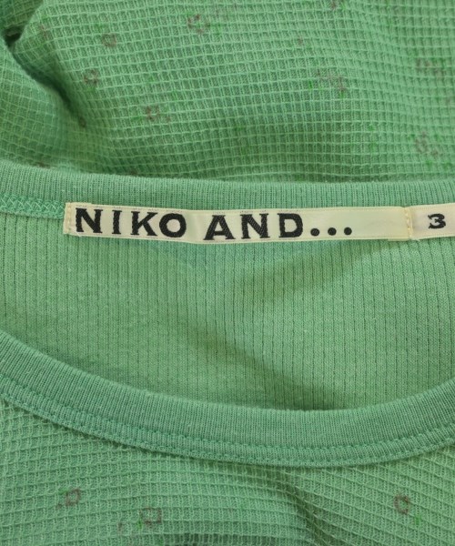 niko and...（ニコアンド）Tシャツ・カットソー 緑 サイズ:3(M位) レディース/2200617161059