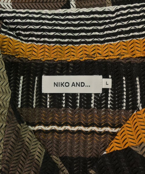 niko and...（ニコアンド）Tシャツ・カットソー 黒 サイズ:L メンズ/2200629566156
