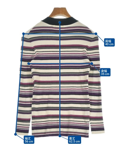 niko and...（ニコアンド）ニット・セーター 白 サイズ:L レディース/2200616640074