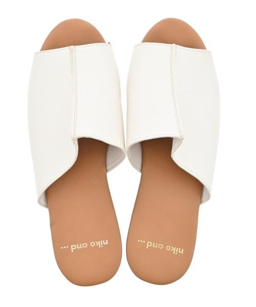 niko and...（ニコアンド）サンダル 白 サイズ:M(23.5cm位) レディース/2200617328018