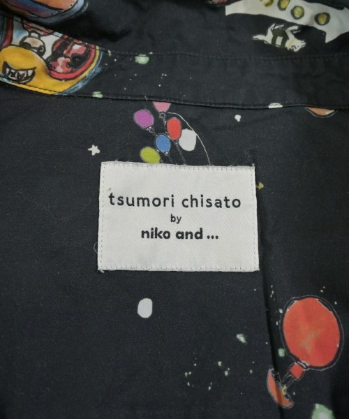 niko and...（ニコアンド）シャツワンピース 黒 サイズ:F レディース/2200615030111