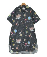 niko and...（ニコアンド）シャツワンピース 黒 サイズ:F レディース/2200615030111