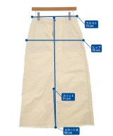 niko and...（ニコアンド）ロング・マキシ丈スカート 白 サイズ:L レディース/2200617909057