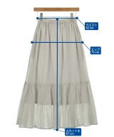 niko and...（ニコアンド）ロング・マキシ丈スカート グレー サイズ:3(M位) レディース/2200632801305