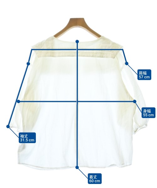 niko and...（ニコアンド）カジュアルシャツ 白 サイズ:4(L位) レディース/2200633873011