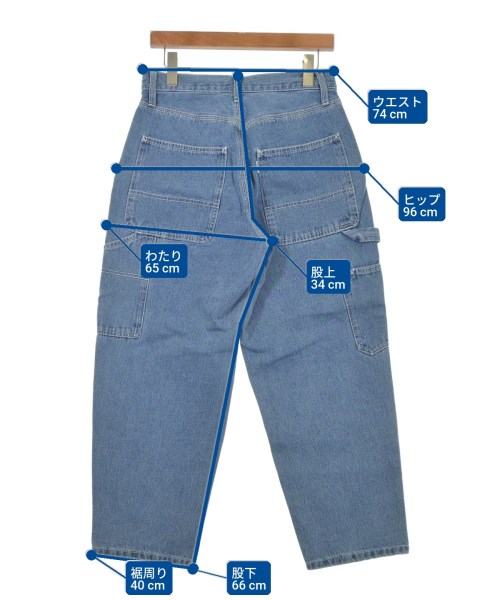 niko and...（ニコアンド）デニムパンツ 青 サイズ:S メンズ/2200621121100