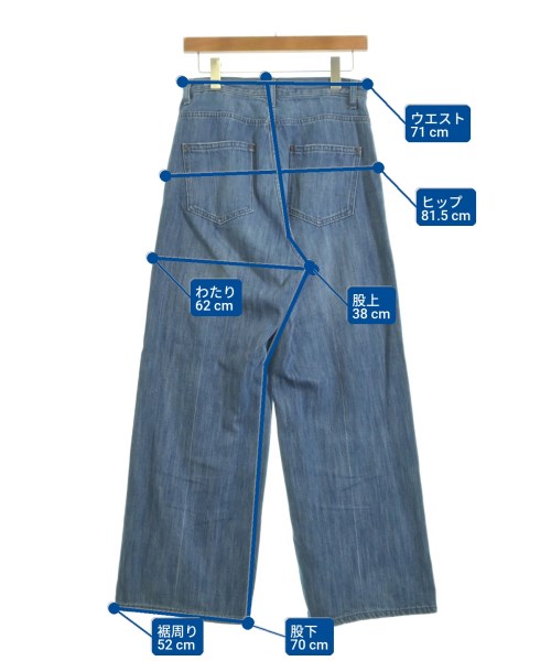 niko and...（ニコアンド）デニムパンツ 青 サイズ:-(M位) レディース/2200607680034