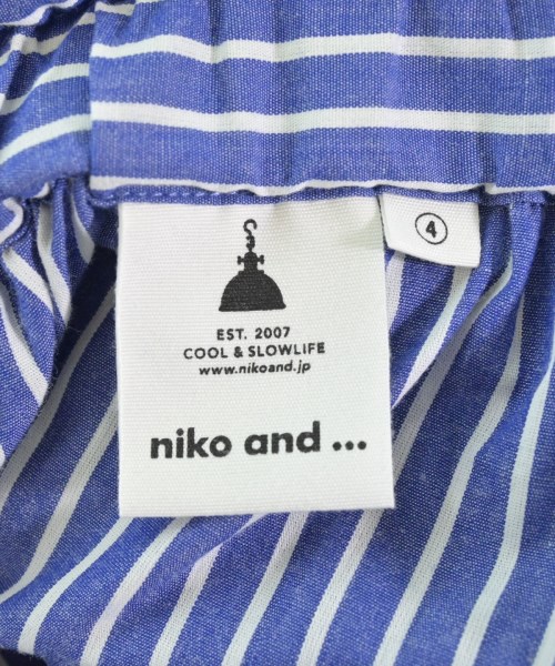 niko and...（ニコアンド）ロング・マキシ丈スカート 青 サイズ:4(L位) レディース/2200607680058