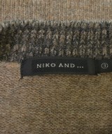 niko and...（ニコアンド）ニット・セーター ベージュ サイズ:M メンズ/2200604549204