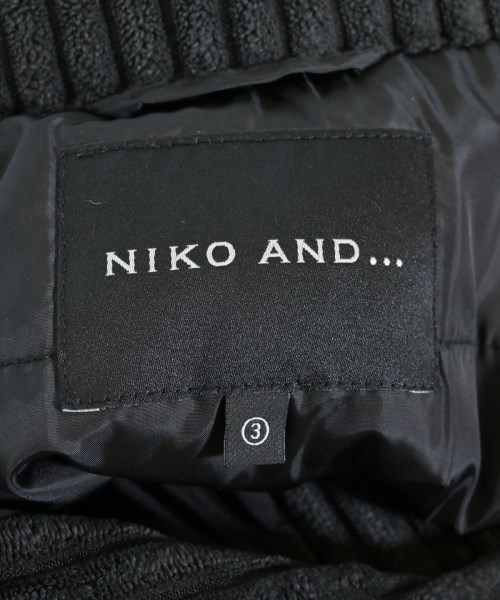 niko and...（ニコアンド）ブルゾン 黒 サイズ:3(M位) メンズ/2200604549228
