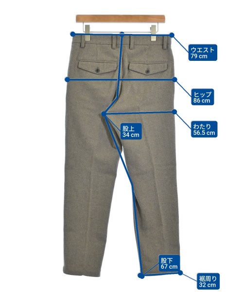 niko and...（ニコアンド）スラックス 茶 サイズ:M メンズ/2200604549235