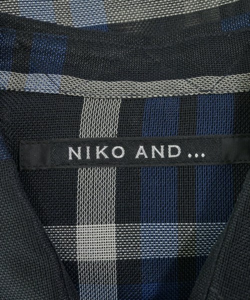 niko and...（ニコアンド）カジュアルシャツ 黒 サイズ:L メンズ/2200608022024