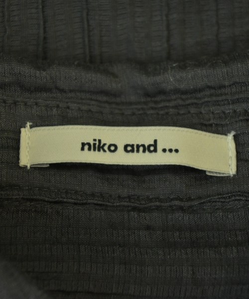 niko and...（ニコアンド）ブラウス グレー サイズ:F レディース/2200608658094