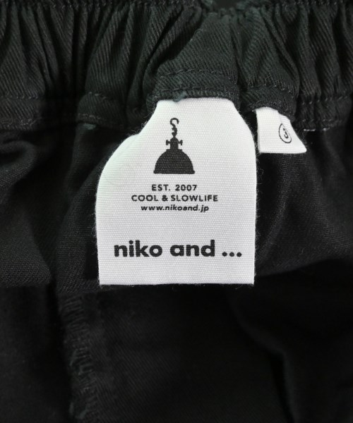 niko and...（ニコアンド）ロング・マキシ丈スカート 黒 サイズ:3(M位) レディース/2200607955019