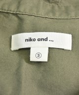 niko and...（ニコアンド）シャツワンピース カーキ サイズ:3(M位) レディース/2200615600093