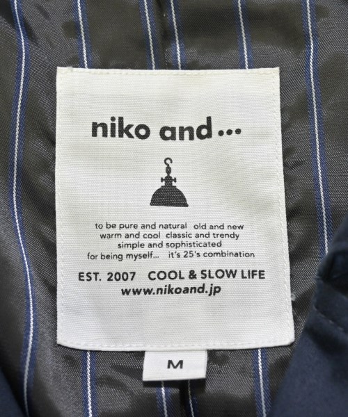 niko and...（ニコアンド）トレンチコート 紺 サイズ:M レディース/2200612834019