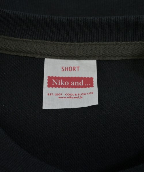 niko and...（ニコアンド）Tシャツ・カットソー 黒 サイズ:SHORT レディース/2200614616040