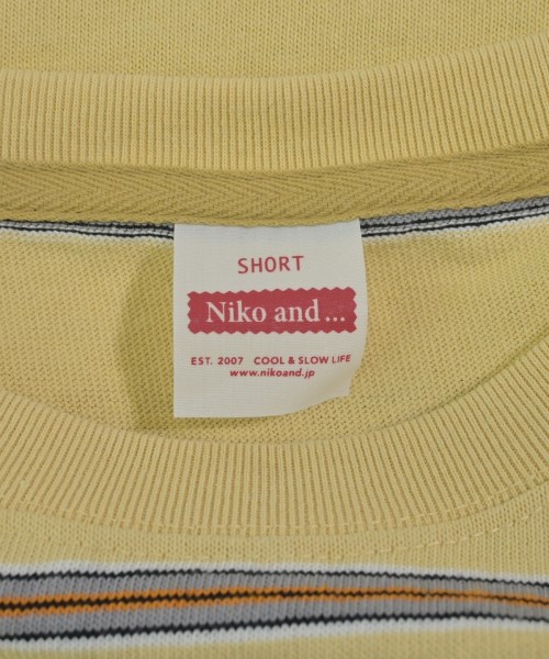 niko and...（ニコアンド）Tシャツ・カットソー 黄 サイズ:SHORT レディース/2200614616057