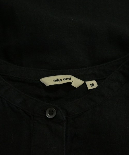 niko and...（ニコアンド）ブラウス 黒 サイズ:M レディース/2200610926136