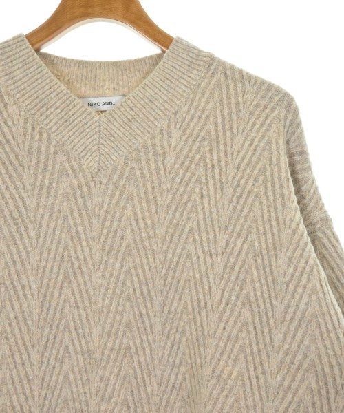 niko and...（ニコアンド）ニット・セーター ベージュ サイズ:L メンズ/2200620267038