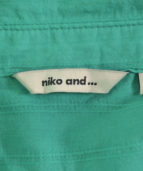 niko and...（ニコアンド）カジュアルシャツ 緑 サイズ:L レディース/2200599536173