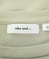 niko and...（ニコアンド）Tシャツ・カットソー ベージュ サイズ:3(M位) レディース/2200602881016
