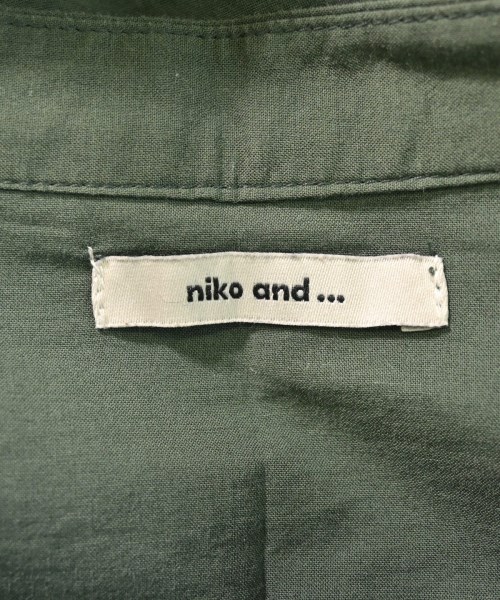 niko and...（ニコアンド）カジュアルシャツ 緑 サイズ:F レディース/2200608833057
