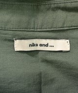 niko and...（ニコアンド）カジュアルシャツ 緑 サイズ:F レディース/2200608833057