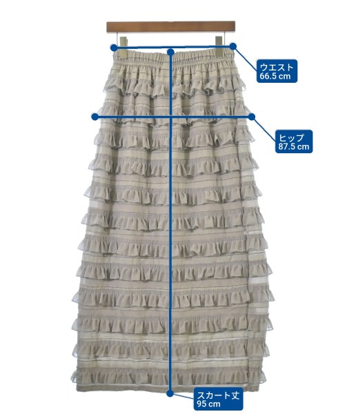 niko and...（ニコアンド）ロング・マキシ丈スカート ピンク サイズ:F レディース/2200665395413
