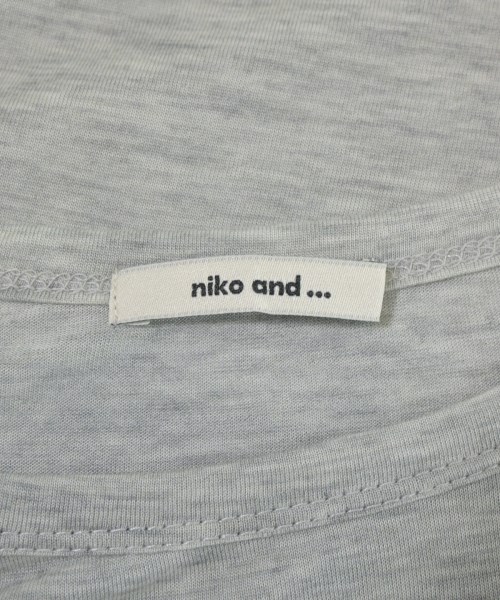 niko and...（ニコアンド）Tシャツ・カットソー グレー サイズ:F レディース/2200665395659